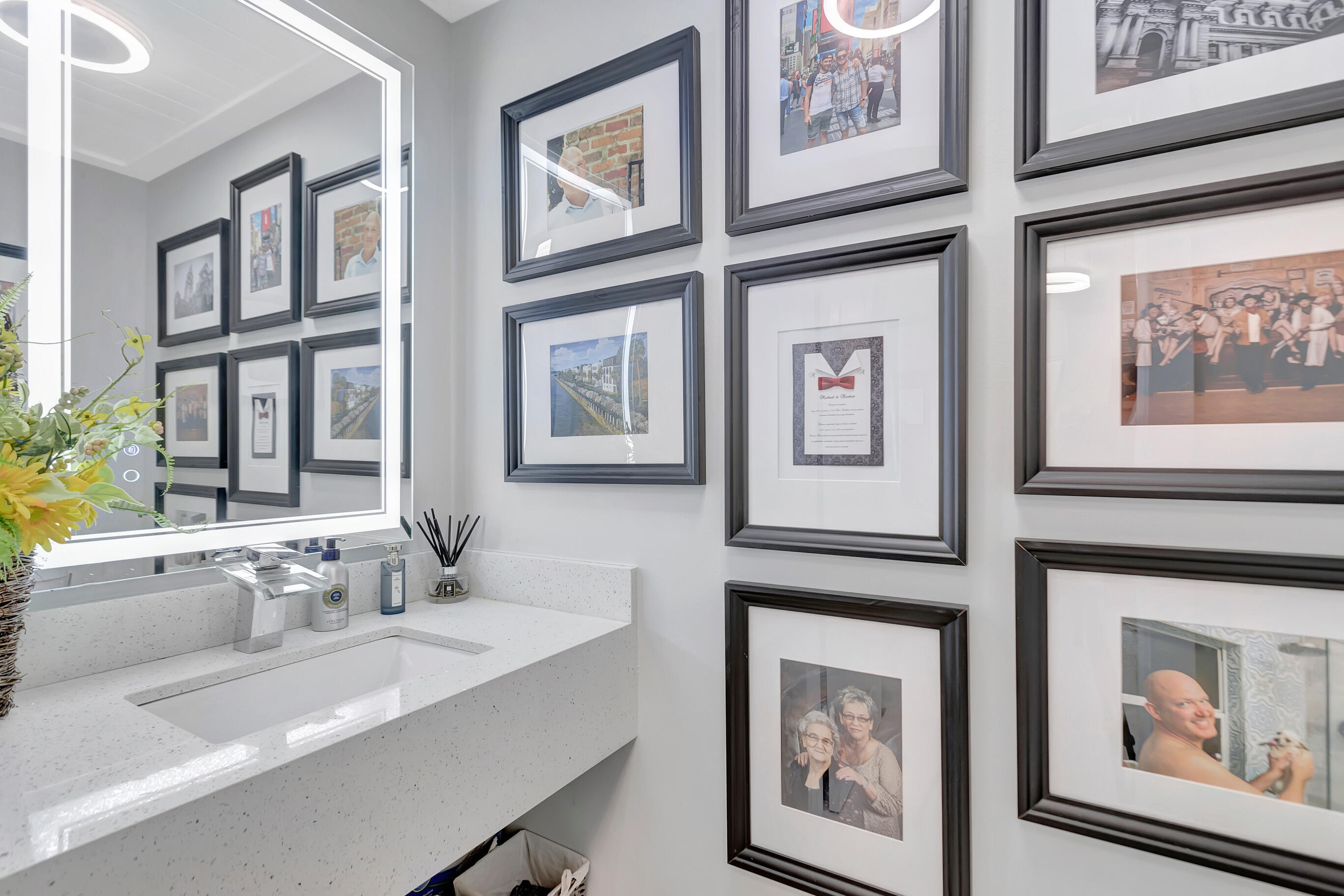 1086 Jeffery Street Boca Raton, FL 33487 - Photo 8 of 16 Downstairs half bath