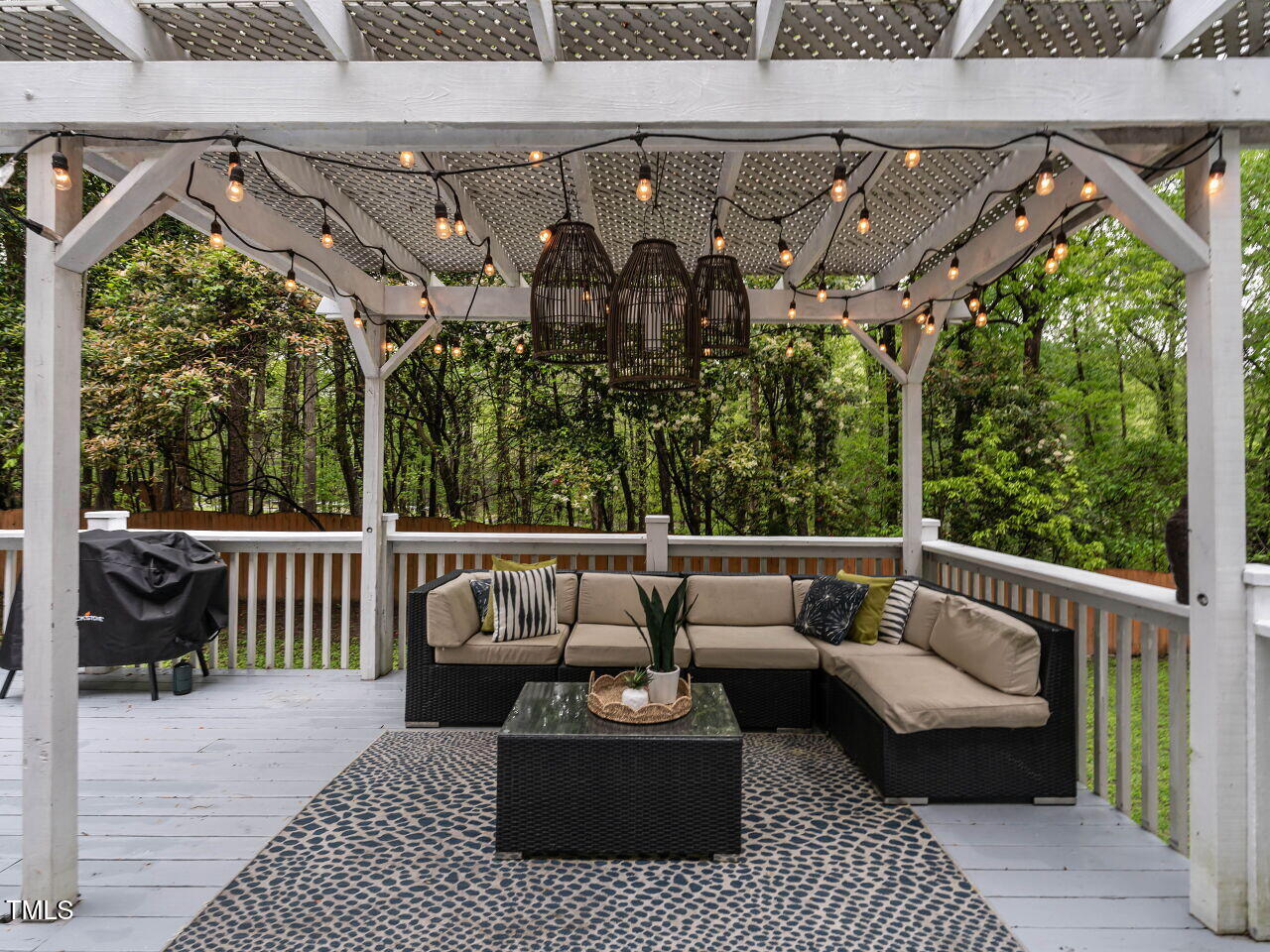 8805 Stage Ford Road Raleigh, NC 27615 - Photo 35 of 45 Deck Pergola
