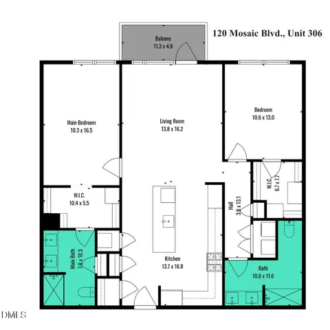 $485,000 | 120 Mosaic Boulevard, Unit 306, Pittsboro, NC 27312