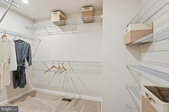 a view of walk in closet