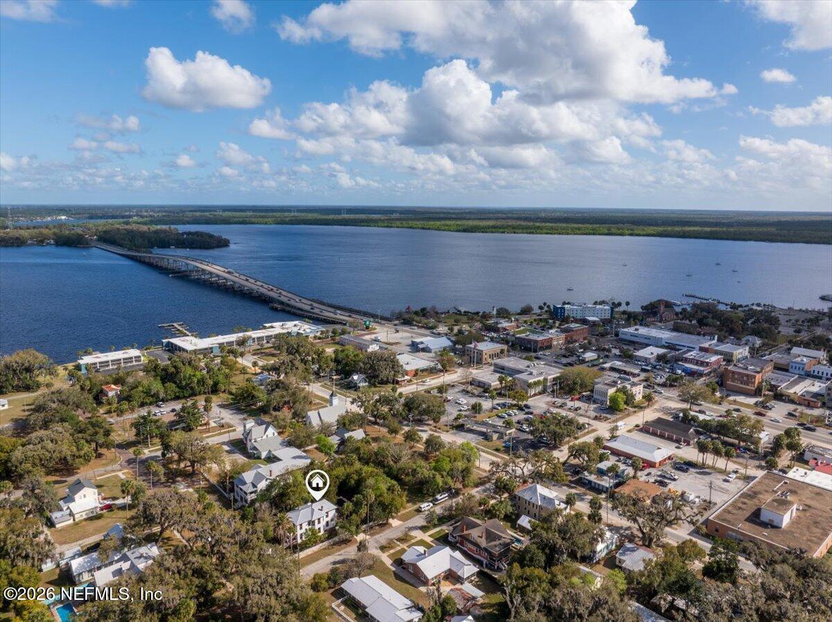 223 Madison Street Palatka, FL 32177 - Photo 50 of 60 an aerial view of a houses with sky view