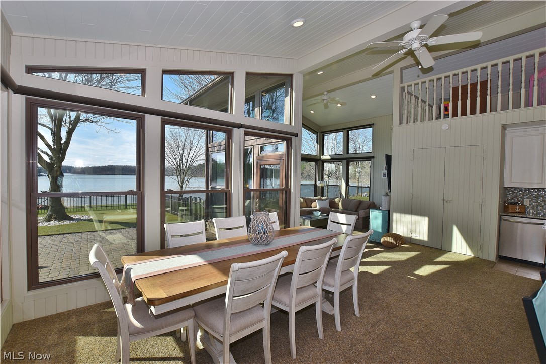 1251 Arrowhead Drive Southwest Dellroy, OH 44620 - Photo 12 of 50 Amazing lake views to cherish while you enjoy your dining with family & friends.