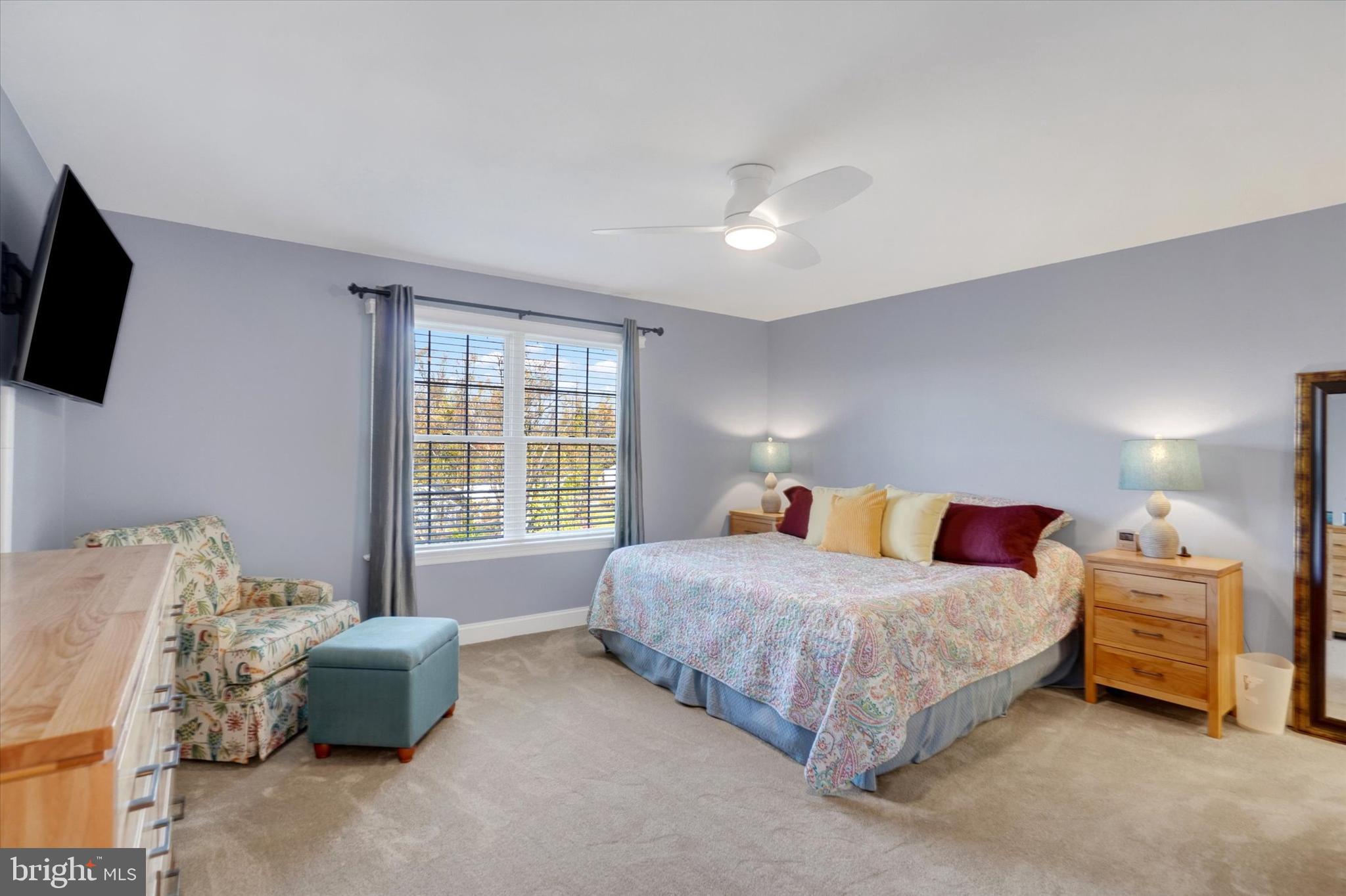 657 Campbell Road York, PA 17402 - Photo 12 of 30 a bedroom with a bed and a television