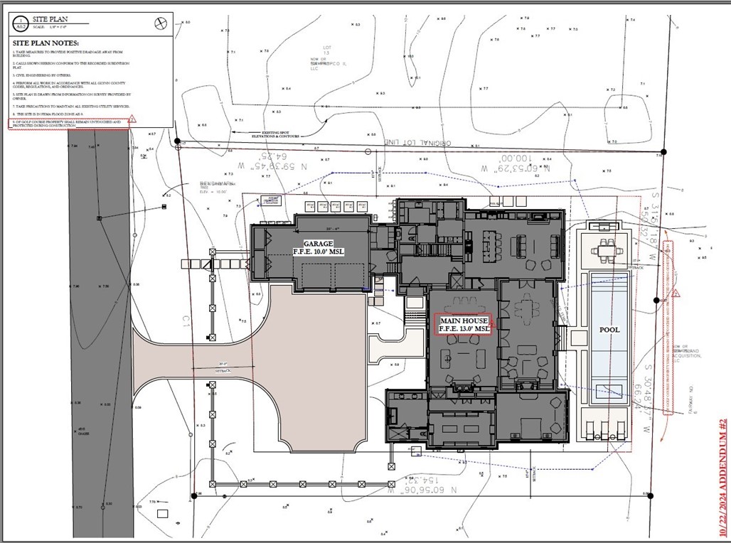 450 Forest Road Sea Island, GA 31561 - Photo 48 of 48 Site Plan