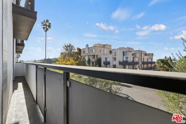 a view of balcony with city view