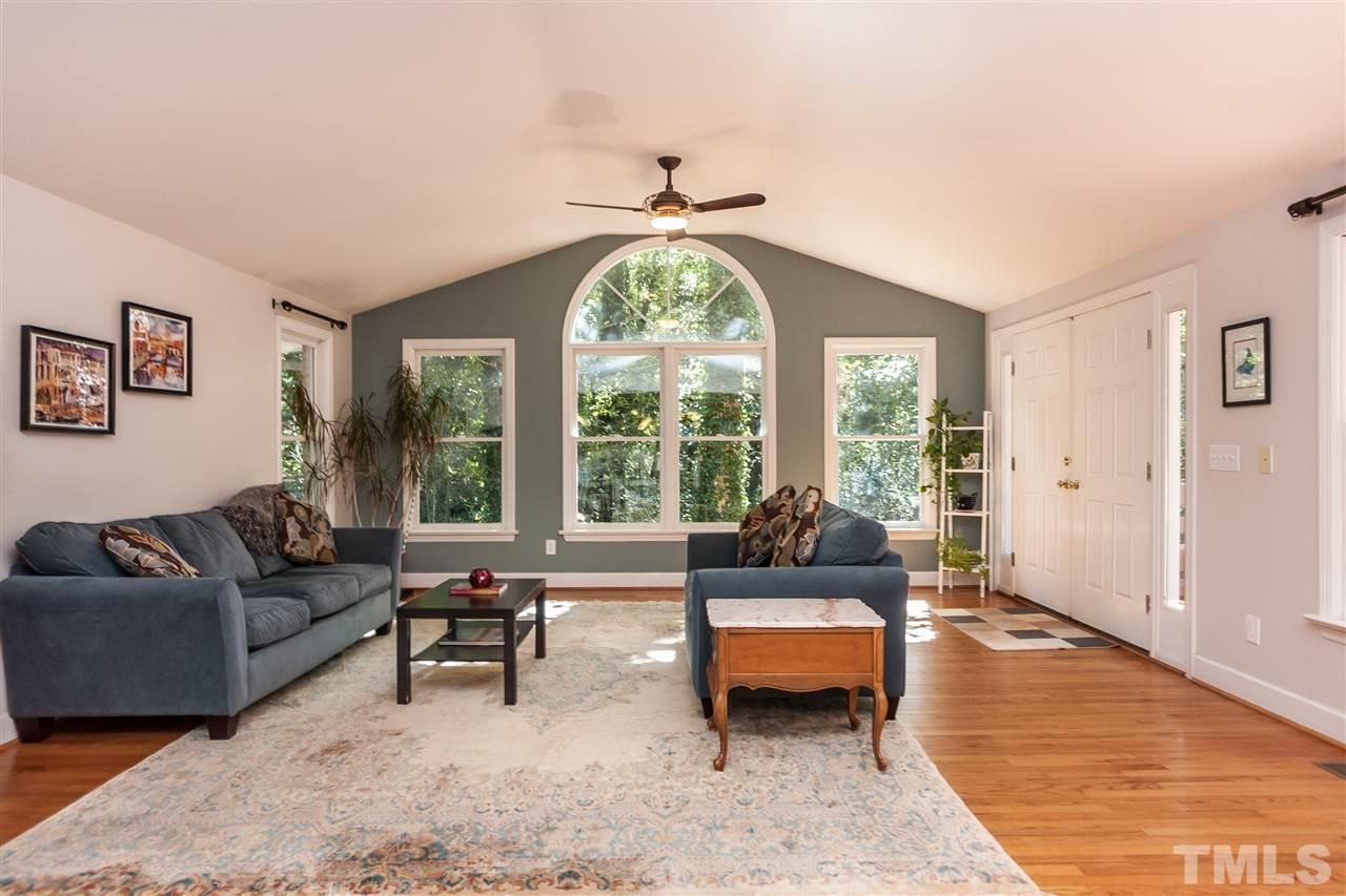 2845 Oberry Street Raleigh, NC 27607 - Photo 10 of 25 With gorgeous hardwood flooring & expansive wooded views, this room will be a family favorite!