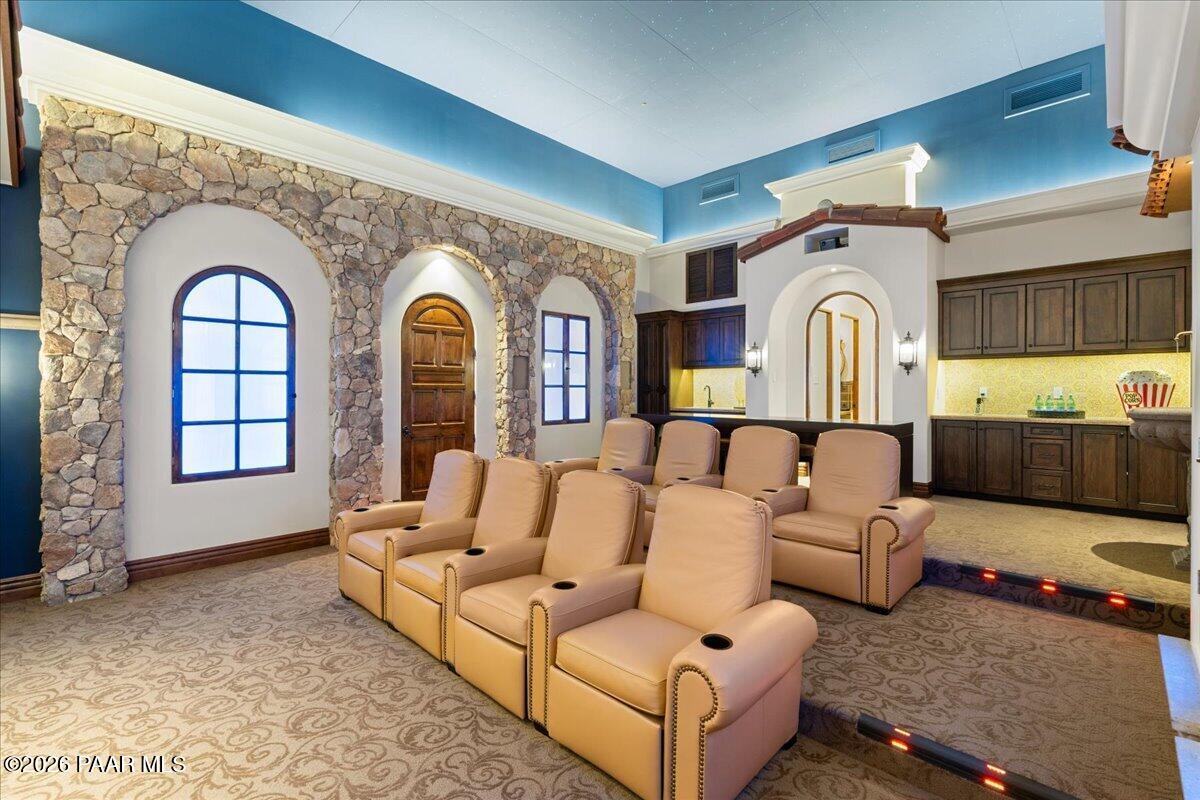 3350 Bar-Circle-A Road Prescott, AZ 86301 - Photo 98 of 181 096-Home Theater