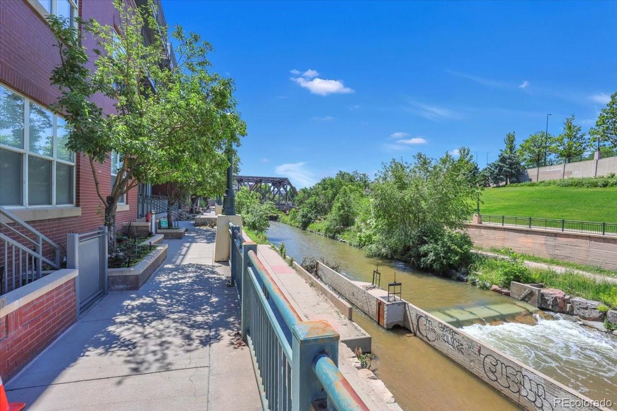 1438 Little Raven Street, Unit 201 Denver, CO 80202 - Photo 25 of 27 a view of an outdoor space with seating area