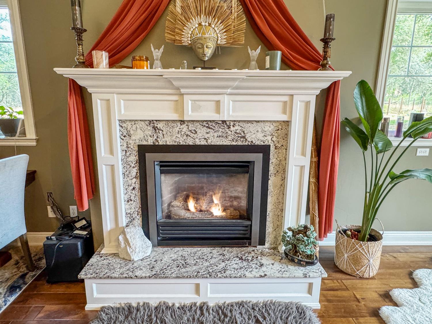 15655 Rough And Ready Highway Rough and Ready, CA 95975 - Photo 15 of 48 a living room with furniture and a fireplace