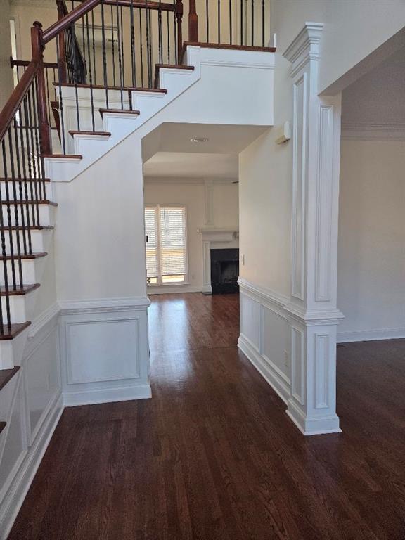 465 Young James Circle Stockbridge, GA 30281 - Photo 6 of 45 a view of entryway with stairs and wooden floor