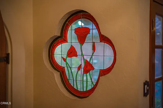 a swimming pool with outdoor seating and yard