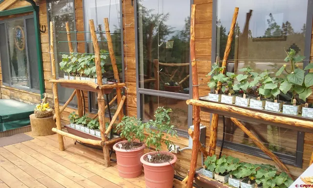 a view of front door