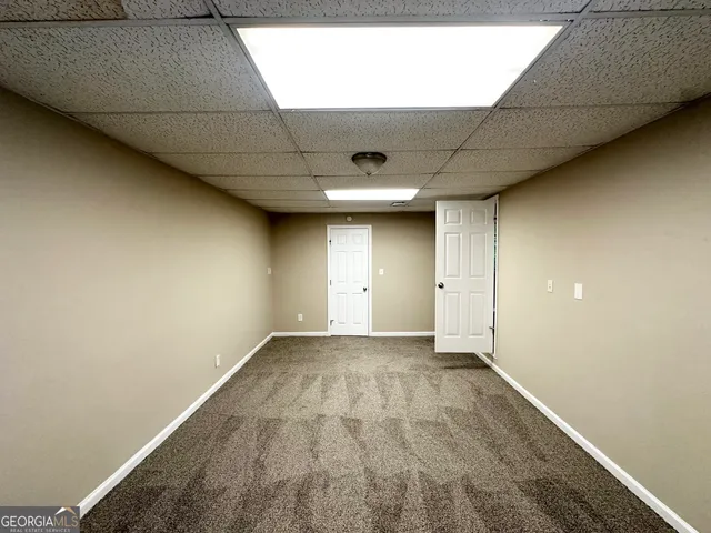 a view of empty room