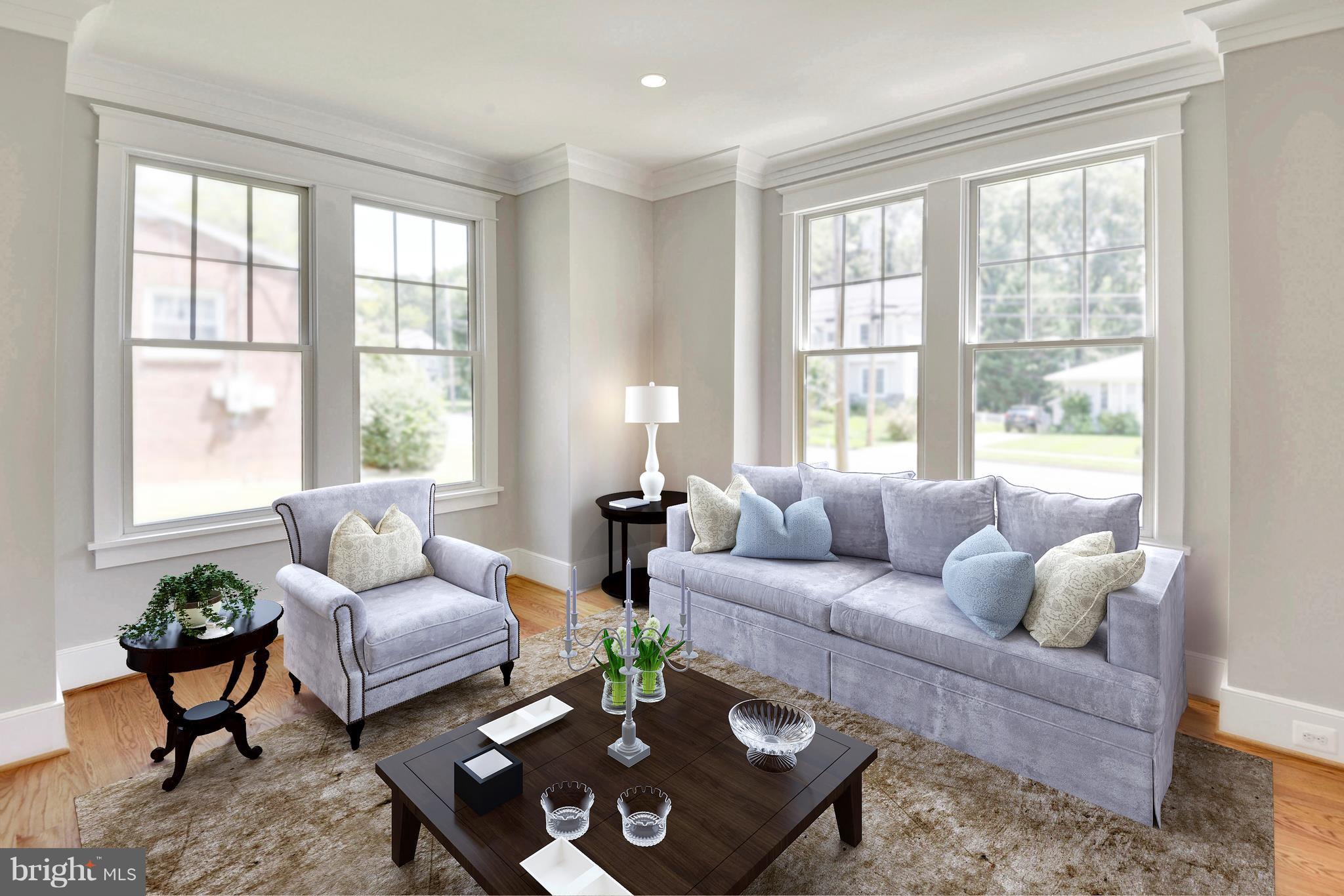 607 Kingsley Road Southwest Vienna, VA 22180 - Photo 2 of 30 Living Room with Hardwood Floors
