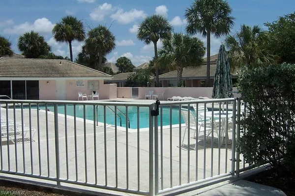 a balcony view with a garden