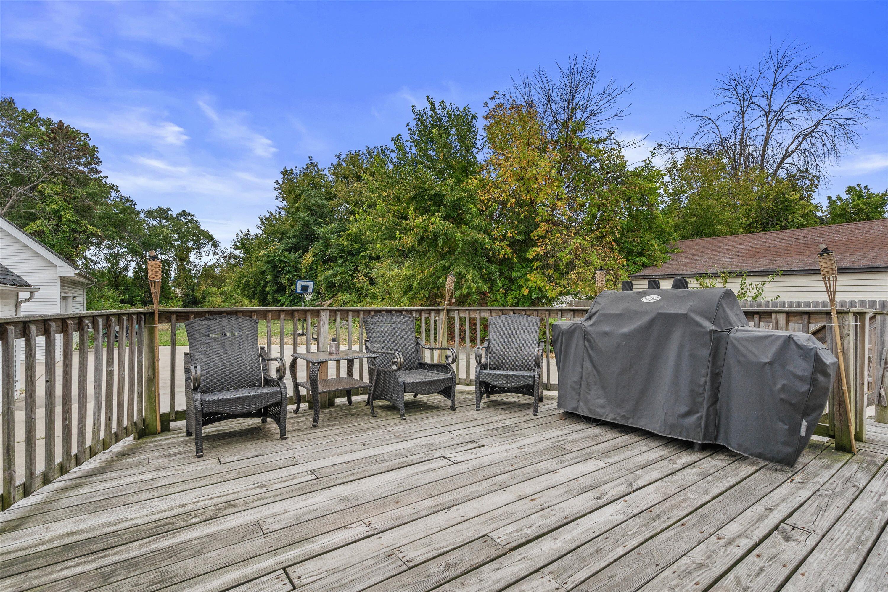 4353 South 5th Street Milwaukee, WI 53207 - Photo 45 of 61 Huge Deck off Dining Area