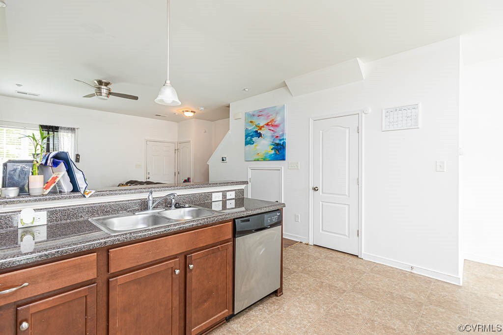 12124 Perdue Springs Loop Chester, VA 23831 - Photo 12 of 26 a bathroom with a granite countertop sink and a mirror