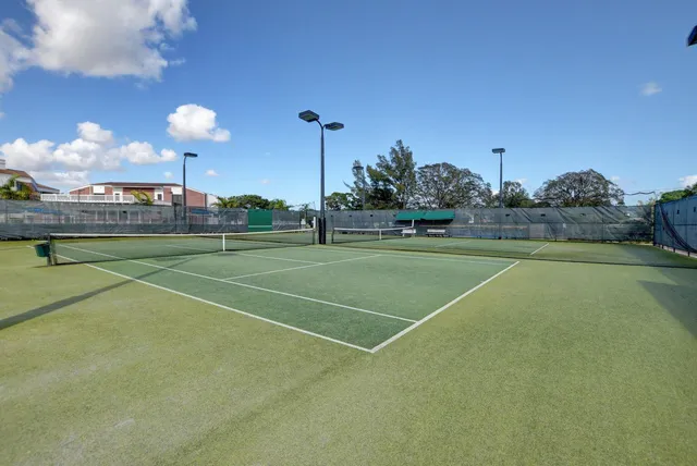 a view of a tennis court