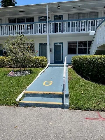 a view of swimming pool with an outdoor space