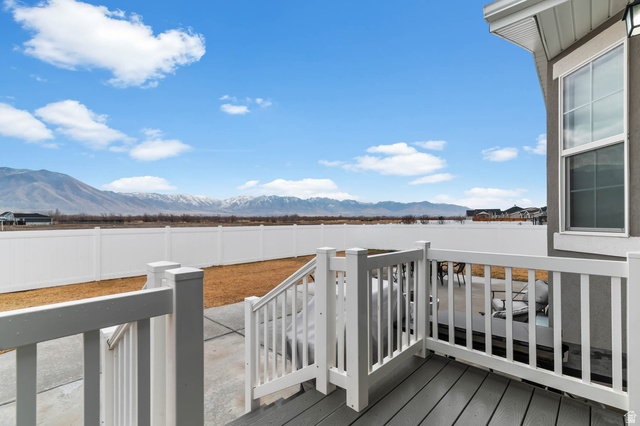5686 Duke Lane Tooele, UT 84074 - Photo 5 of 38 Deck with a mountain view