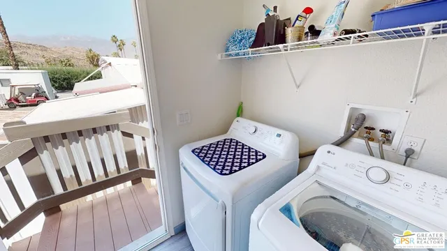 a view of washer and dryer