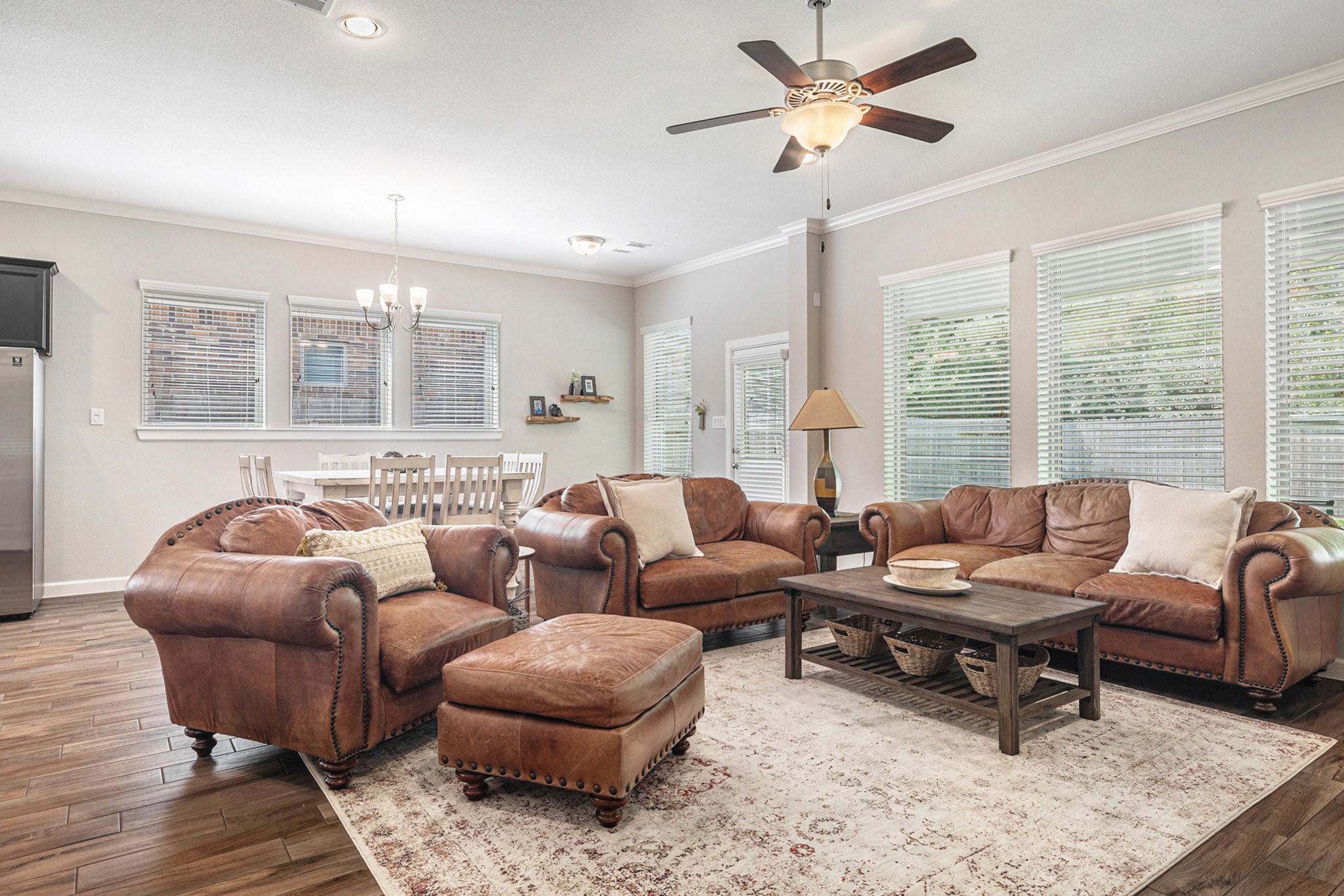 1126 Audrey Trail Tomball, TX 77375 - Photo 18 of 35 a living room with furniture and a large window