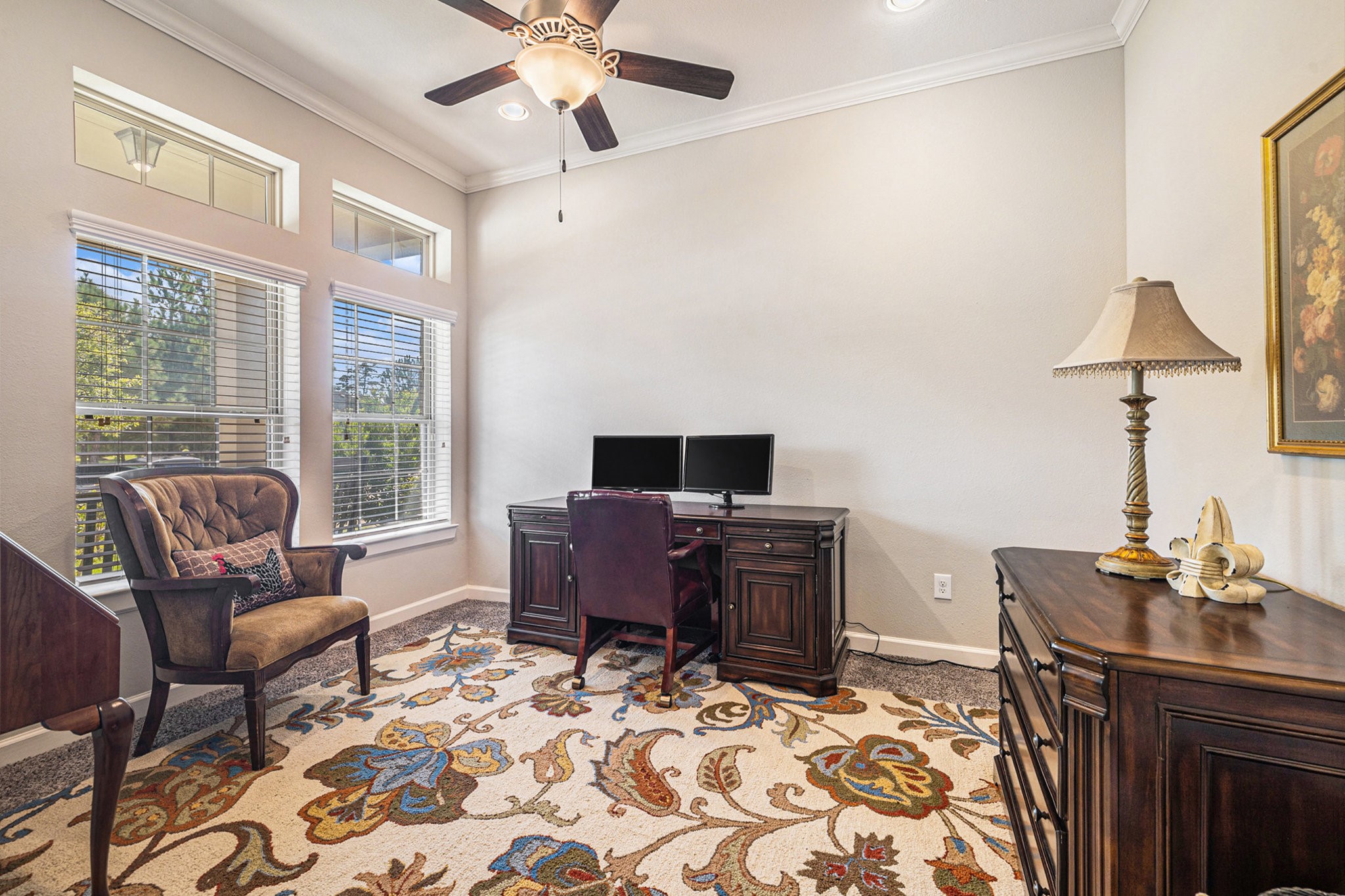 1126 Audrey Trail Tomball, TX 77375 - Photo 7 of 35 a workspace with furniture and a window