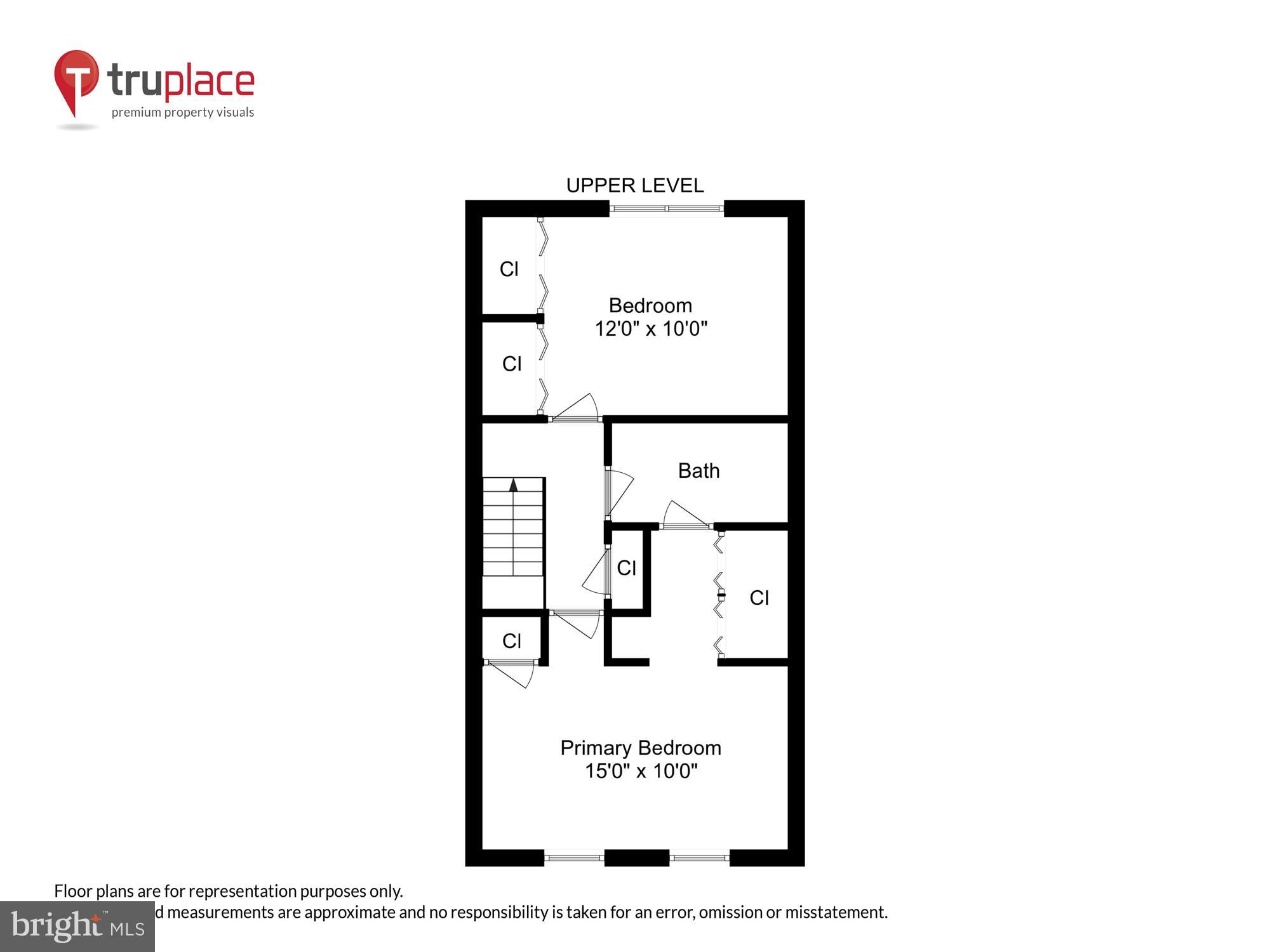 1939 Belmont Ridge Court Reston, VA 20191 - Photo 38 of 39 Upper level floor plan-detailed