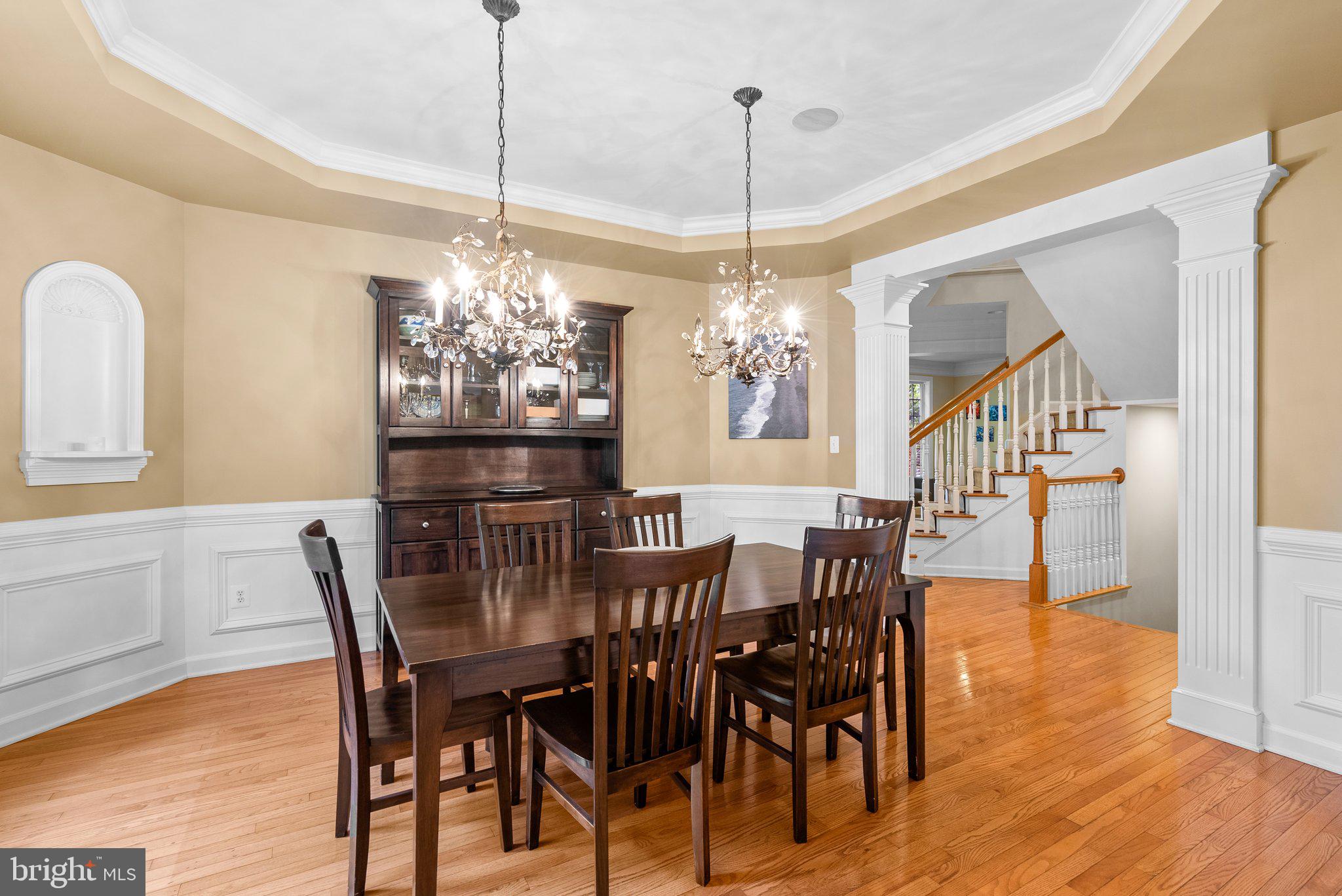 869 Still Creek Lane Gaithersburg, MD 20878 - Photo 7 of 58 a view of a dining room with furniture window and wooden floor
