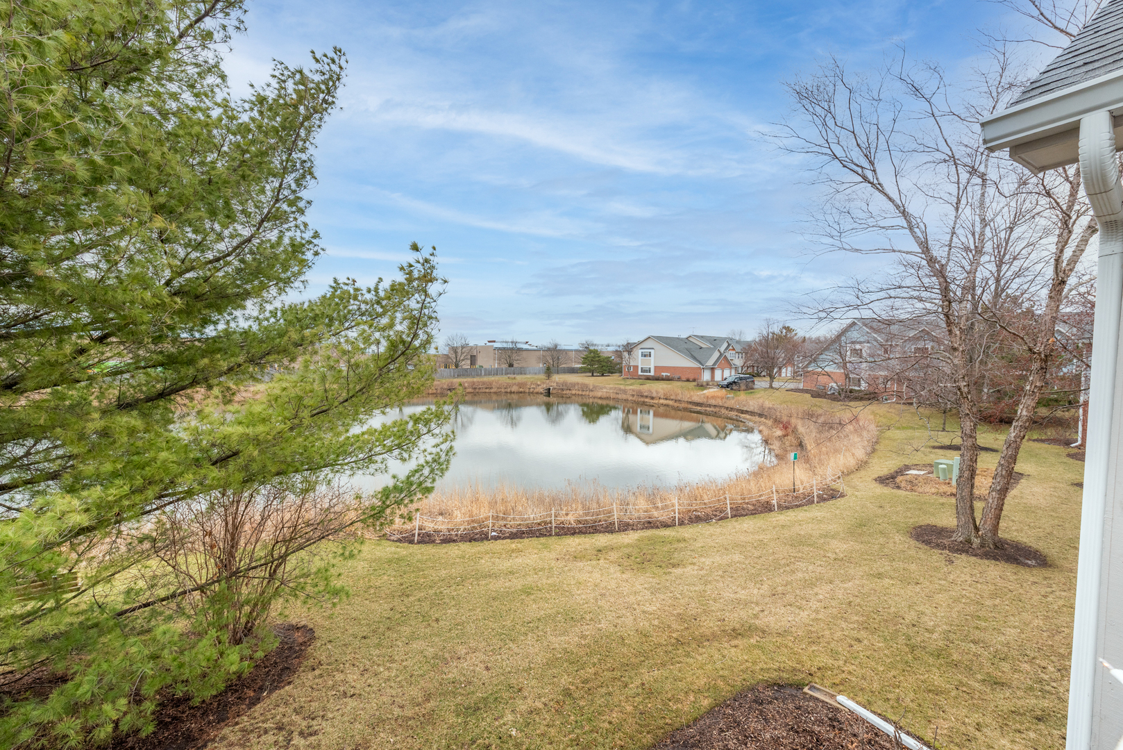 2458 Charleston Drive, Unit 6 Schaumburg, IL 60193 - Photo 12 of 31 a view of a dry yard with large trees