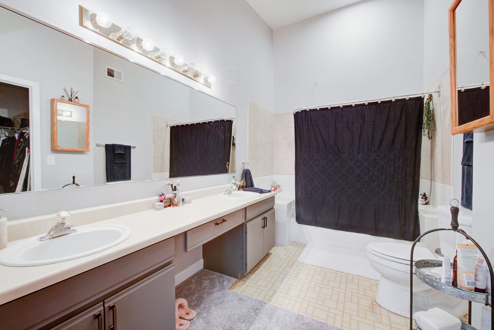 2458 Charleston Drive, Unit 6 Schaumburg, IL 60193 - Photo 26 of 31 a bathroom with a sink and a mirror