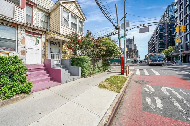 a view of a building with many windows