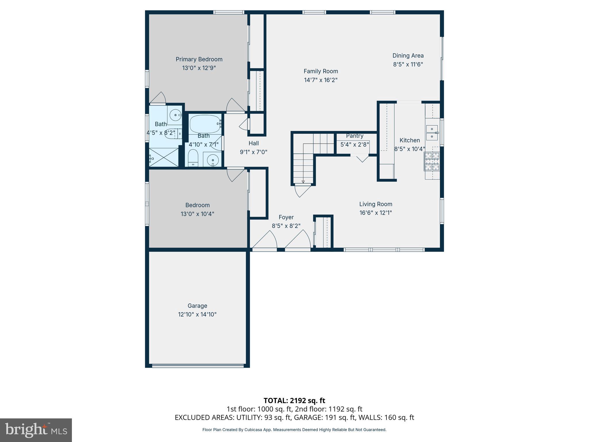 2012 Frontier Court Fort Washington, MD 20744 - Photo 41 of 42 a picture of a floor plan
