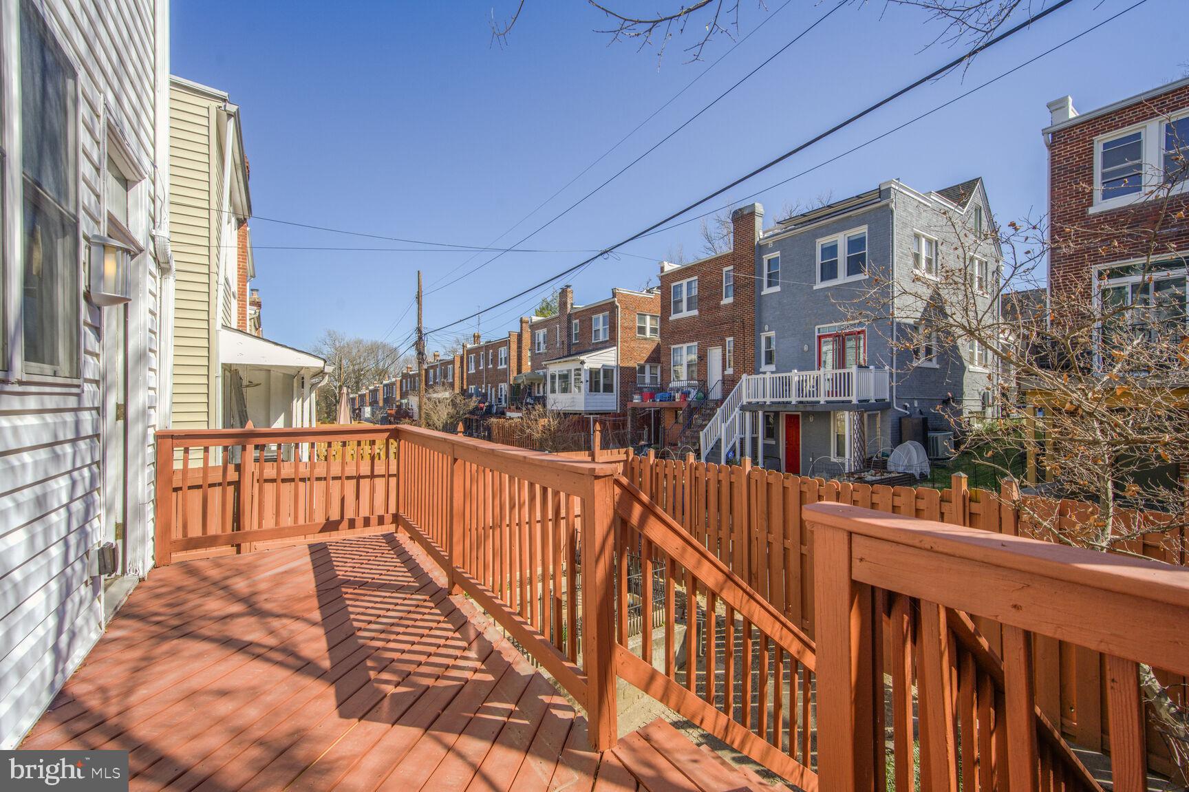 608 Rittenhouse Street Northwest Washington, DC 20011 - Photo 13 of 16 a view of balcony with a small pool