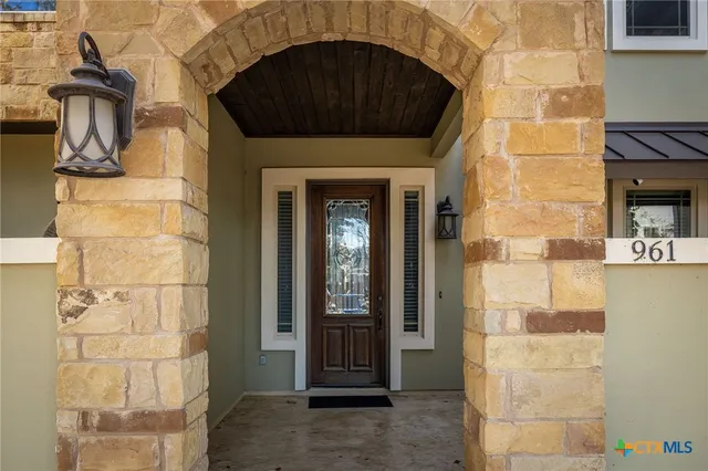 a front view of a house with shower