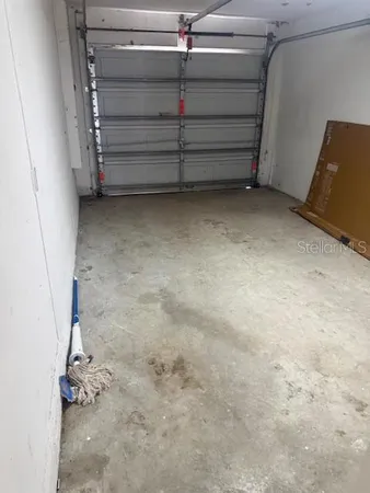 a view of a room with an empty space