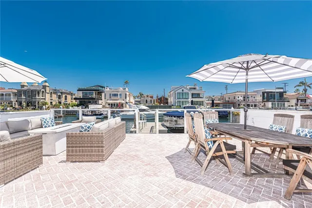 a view of a kitchen with a patio