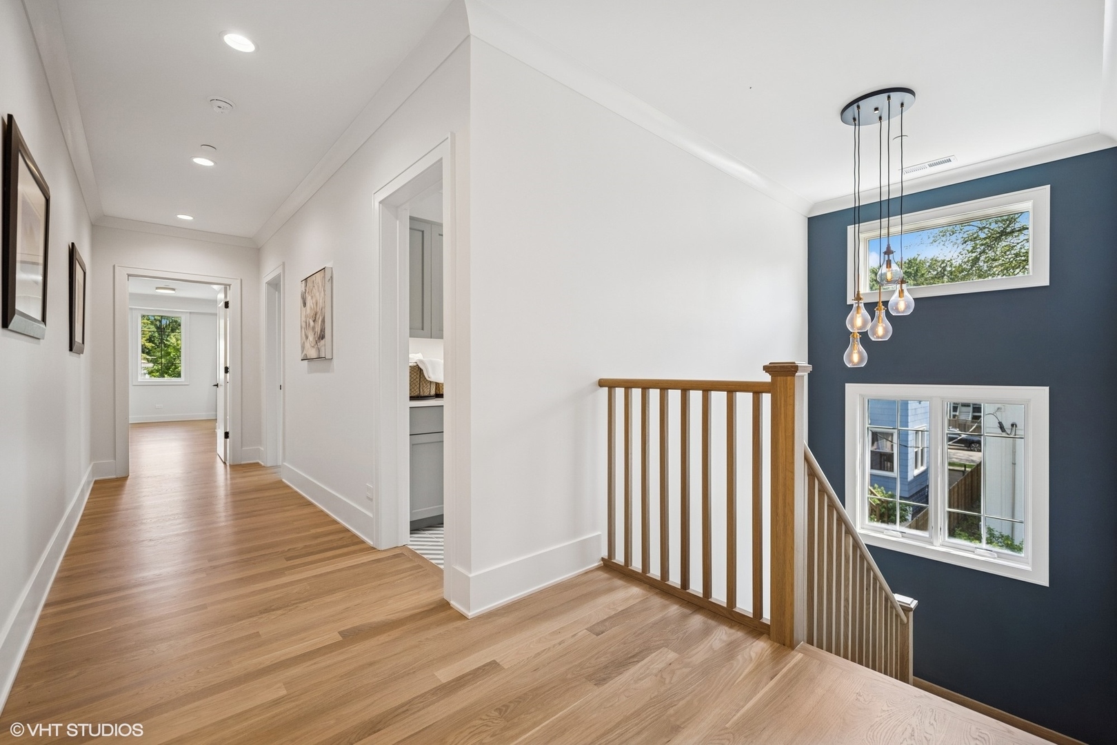 3811 North Kildare Avenue Chicago, IL 60641 - Photo 57 of 126 a view of a hallway with wooden floor and windows