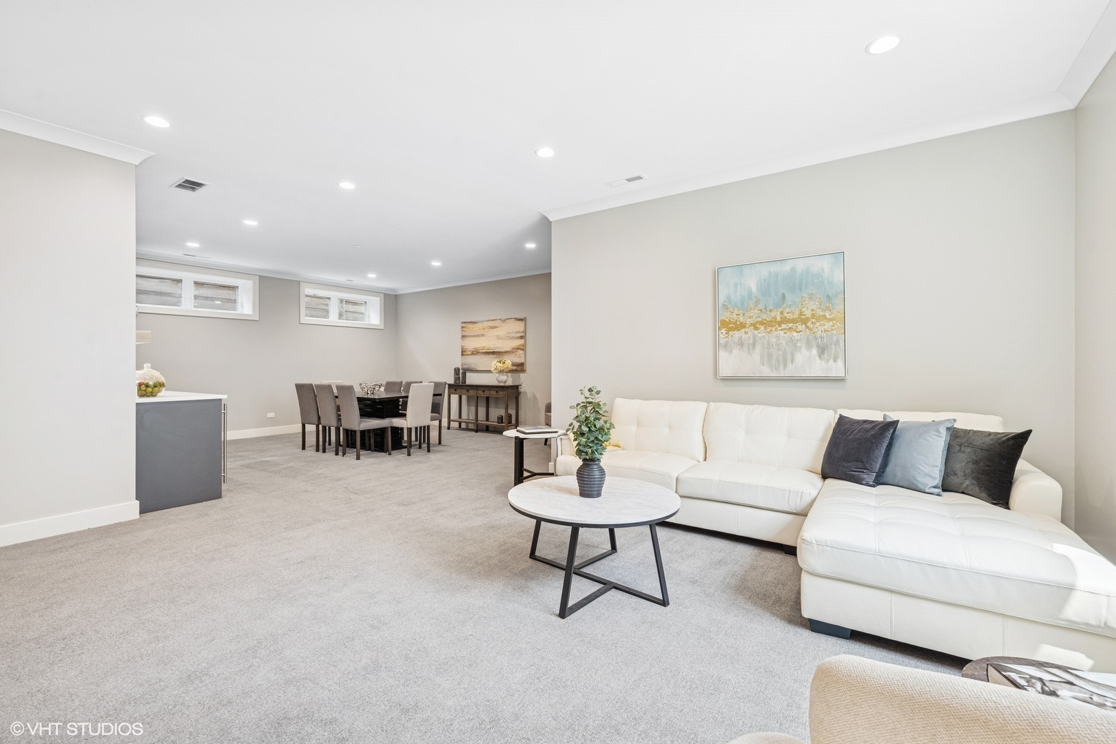 3811 North Kildare Avenue Chicago, IL 60641 - Photo 93 of 126 a living room with furniture and a potted plant