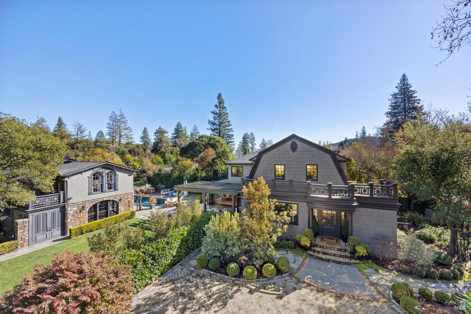 65 Poplar Avenue Ross, CA 94957 - Photo 1 of 1 a front view of a house with a yard