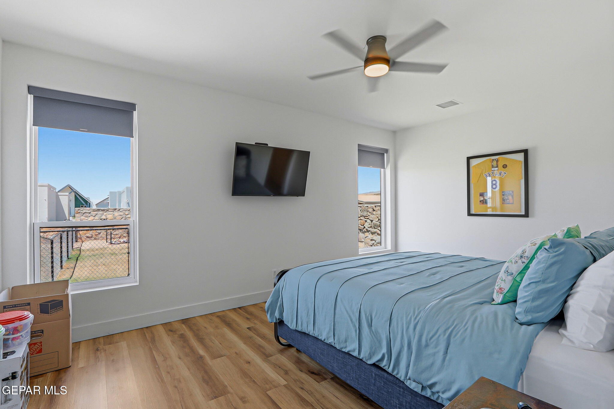 329 Rio El Rancho Court El Paso, TX 79932 - Photo 25 of 47 a bedroom with a bed and a window