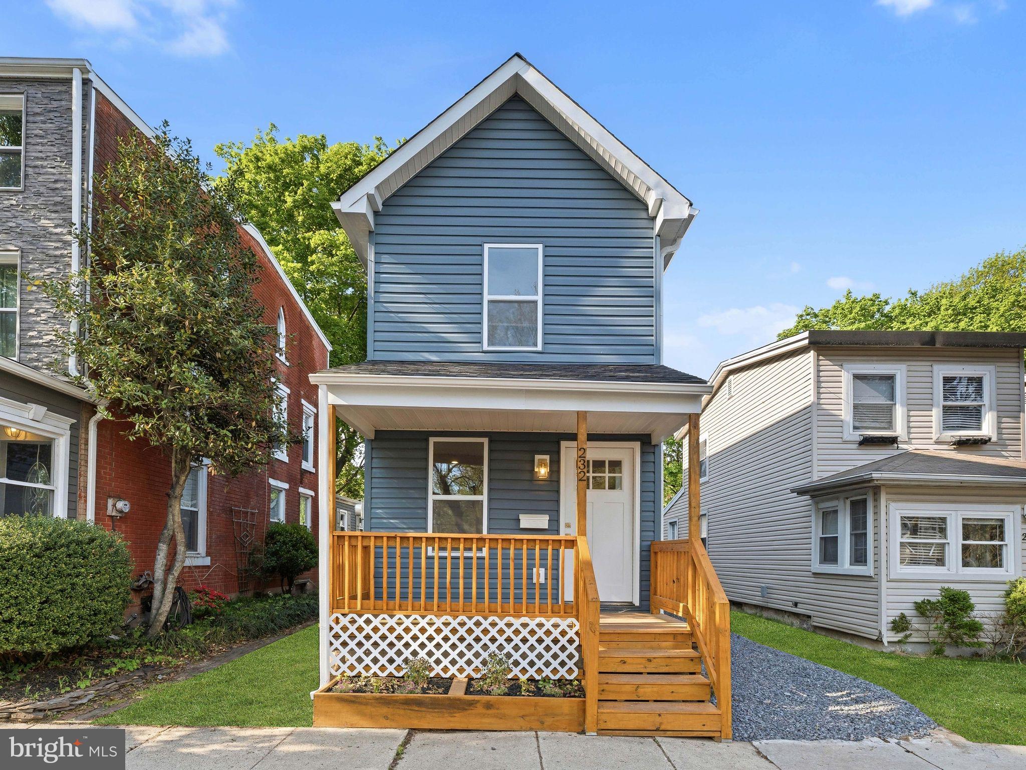 232 Washington Street Delanco, NJ 08075 - Photo 2 of 33 Charming blue home with welcoming porch.