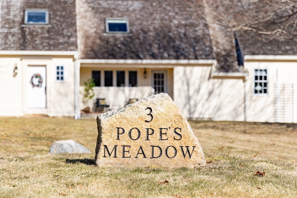 3 Popes Meadows Sandwich, MA 02563 - Photo 36 of 41 a view of a sign board with yard