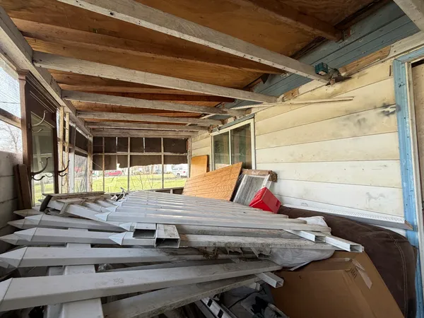 a view of furniture and utility room