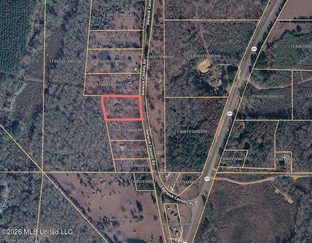 1371 Berwick Cassels Road Liberty, MS 39645 - Photo 16 of 16 ParcelNumberMap