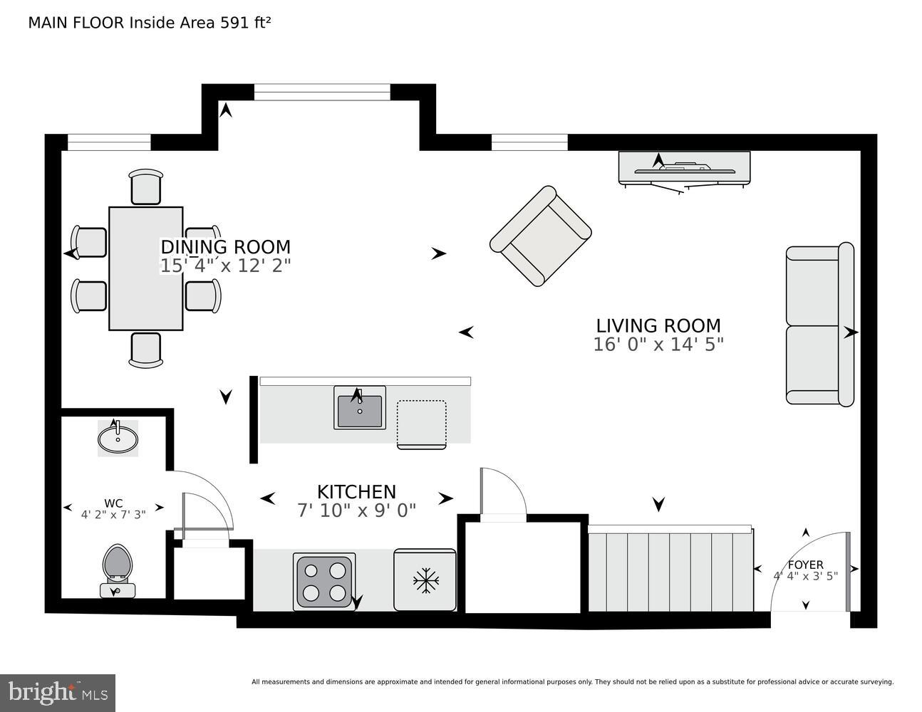 343 Cedar Street Northwest, Unit 322 Washington, DC 20012 - Photo 39 of 40 a picture of a room with a white wall and a white refrigerator