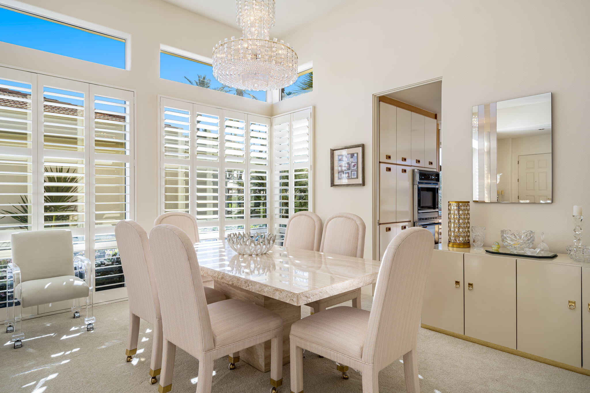 75315 St Andrews Court Indian Wells, CA 92210 - Photo 15 of 48 a view of a dining room with furniture window and outside view