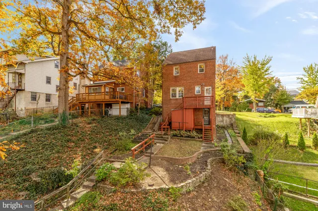 a backyard of a house