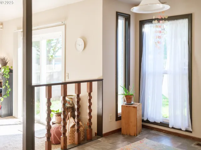 a front view of a house with entryway