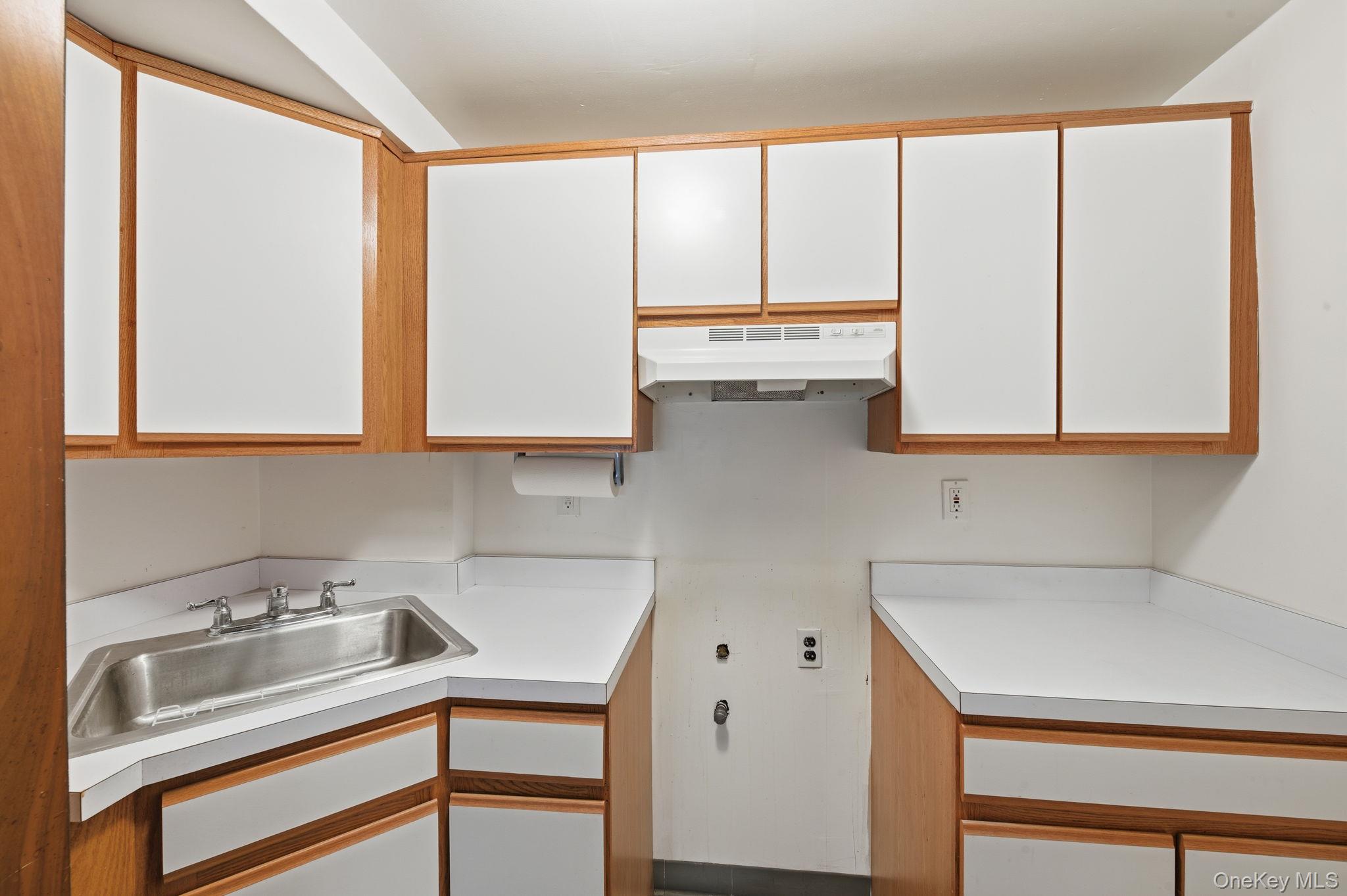 18 Dunhill Road Manhasset Hills, NY 11040 - Photo 18 of 20 a view of a kitchen with a sink and cabinets